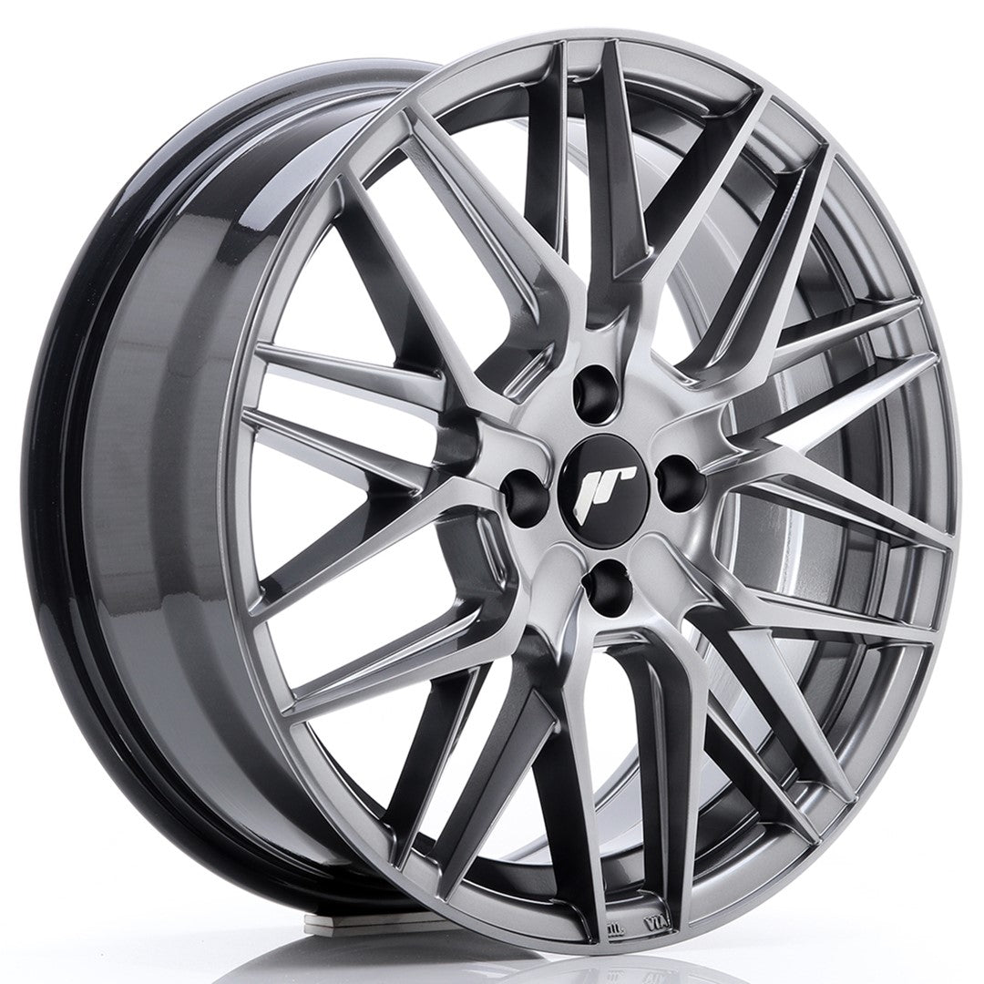 JR28 16x7 ET25 4x108 Hyper Noir