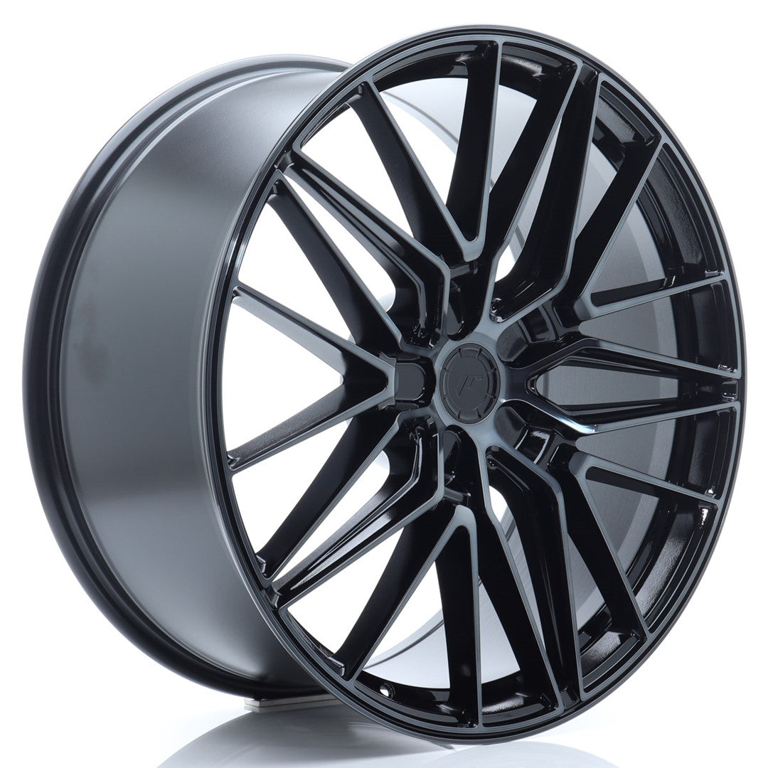 JR38 22x9.5 ET25 5x112 Zwart Geborsteld