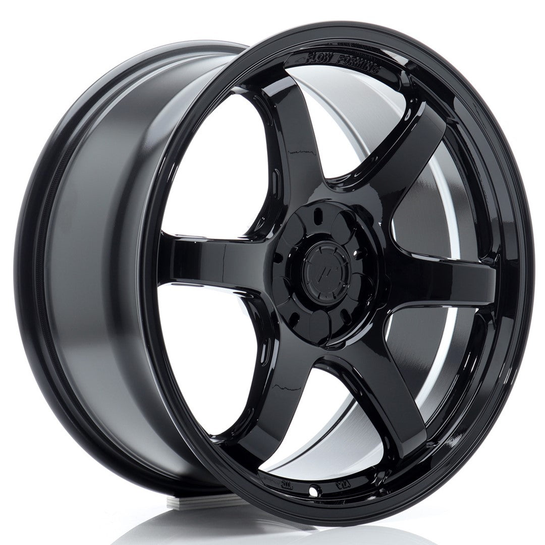 SL03 18x8.5 ET20-42 Custom PCD Glanzend Zwart