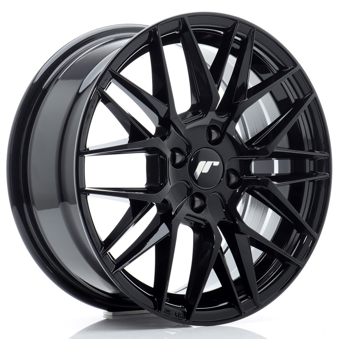 JR28 16x7 ET25 4x100 Noir brillant
