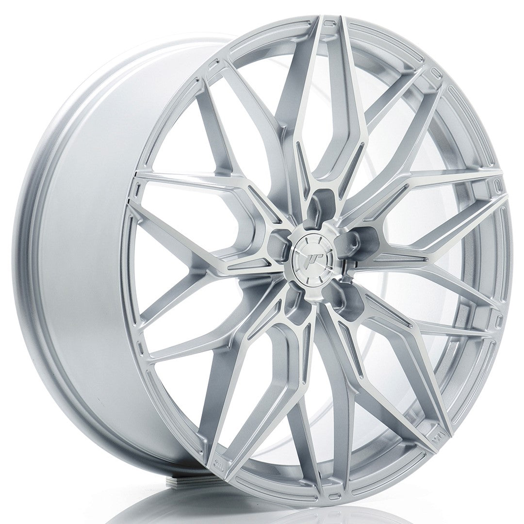 JR46 20x8.5 ET45 5x112 Zilver Machined Face
