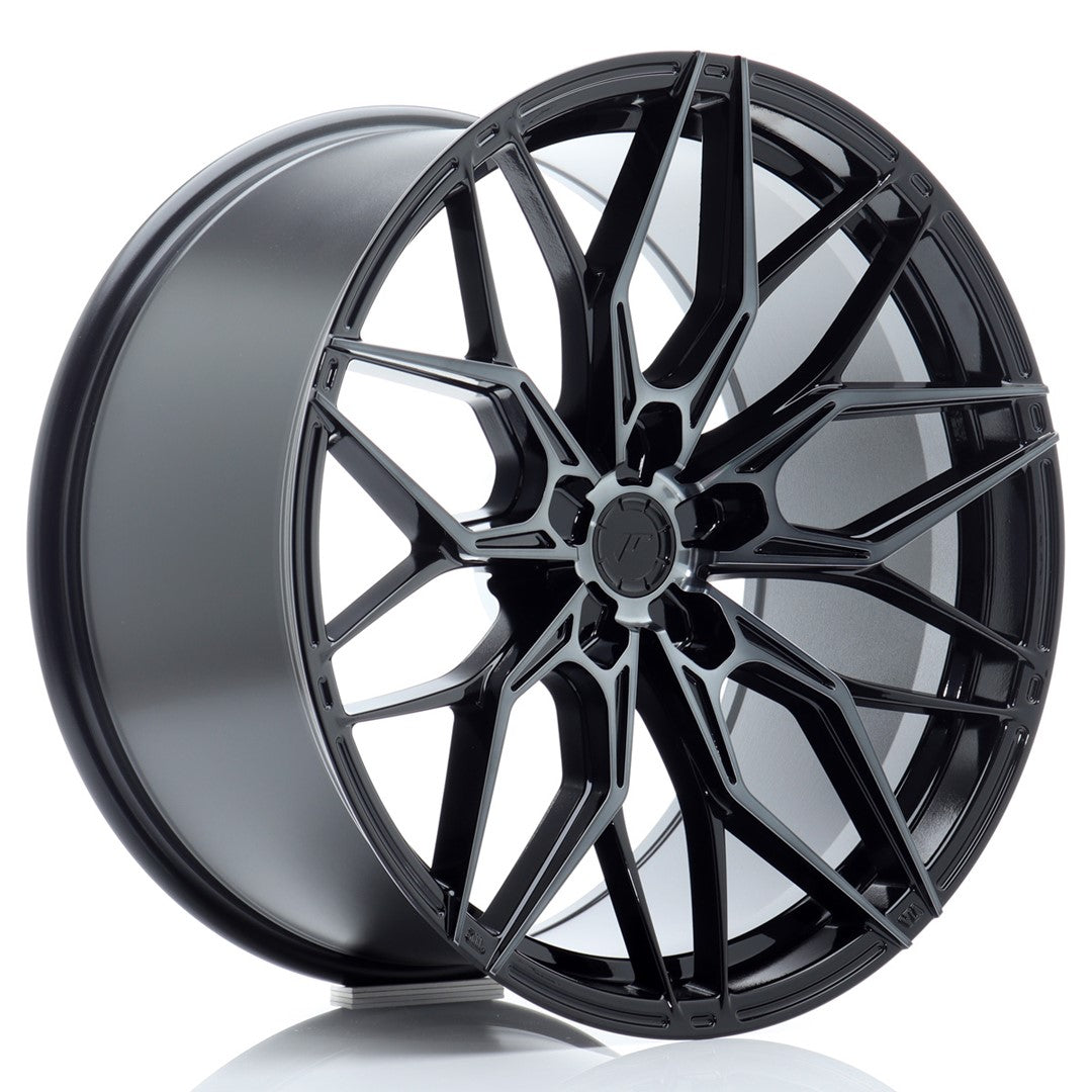 JR46 20x10.5 ET15-35 Entraxe sur mesure, Face teintée usinée noire