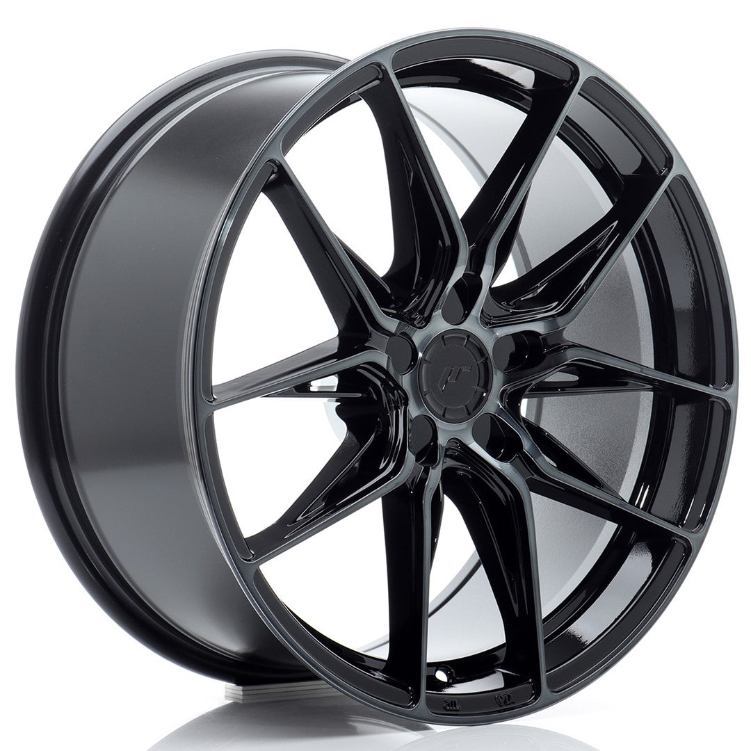 JR44 18x8 ET20-42 Custom PCD Zwart Machinaal Getint Front