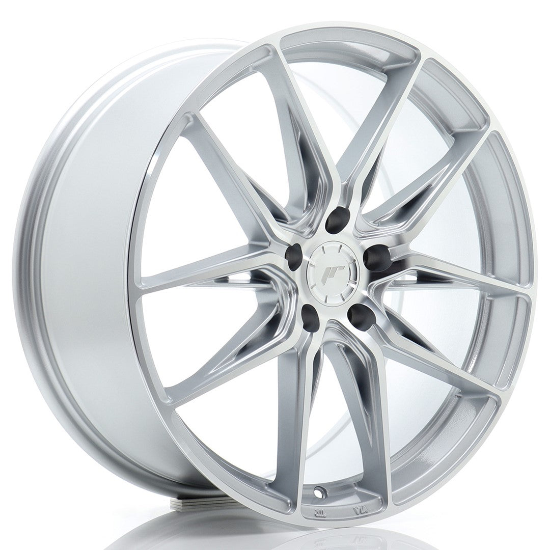 JR44 19x8,5 ET45 5x112 Zilver Machined Face