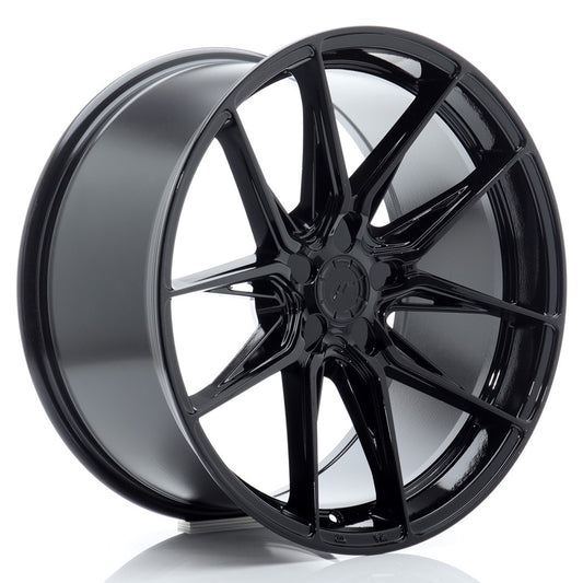 JR44 19x9.5 ET20-40 Custom PCD Glanzend Zwart