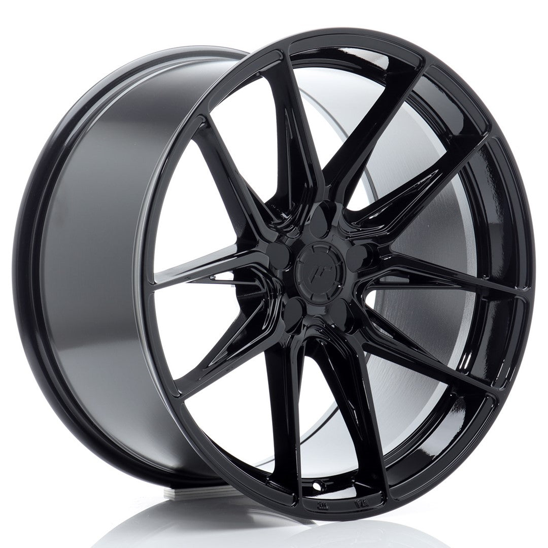 JR44 19x10 ET15-45 Aangepaste PCD Glanzend Zwart