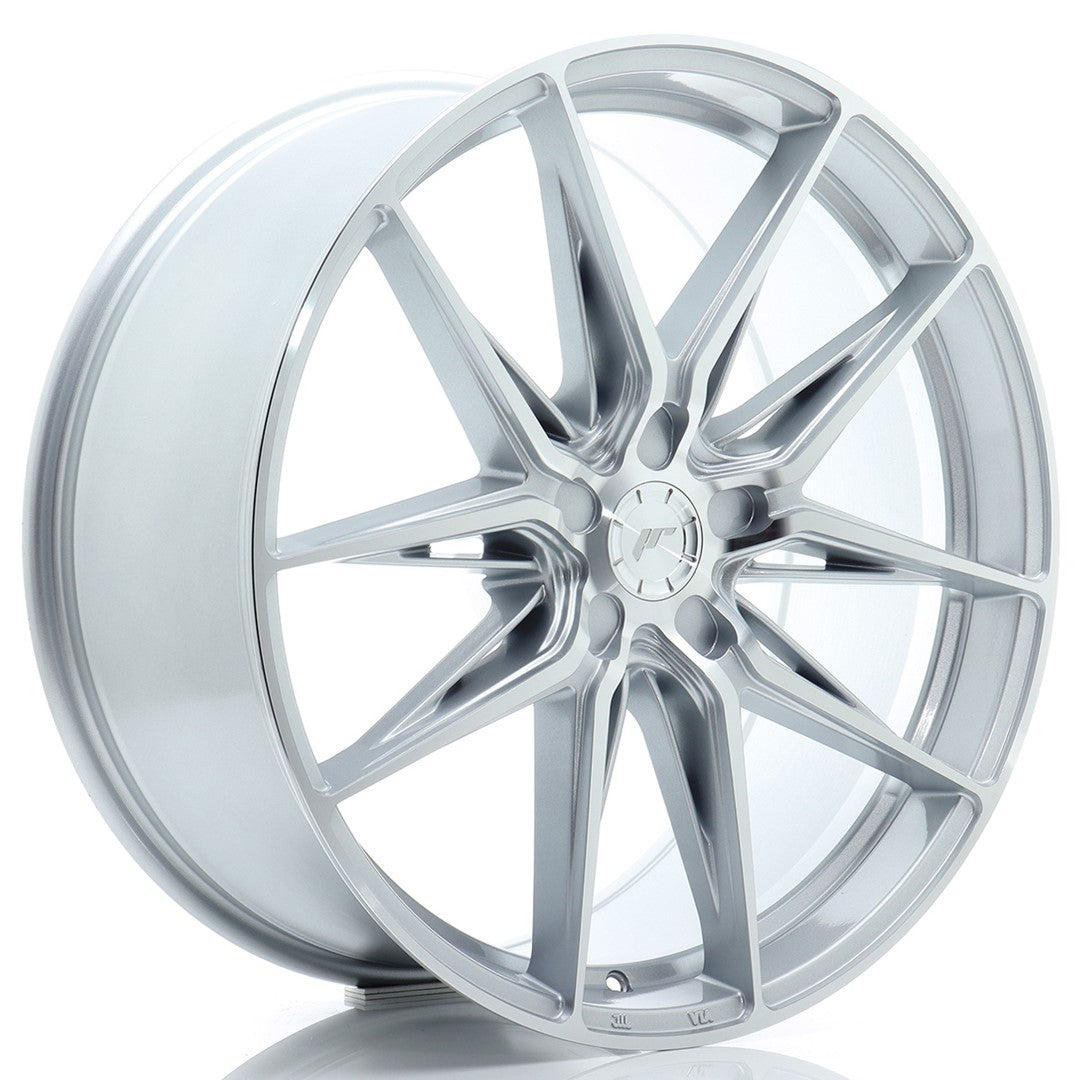 JR44 21x9.5 ET20-45 Aangepaste PCD Zilveren Machinaal Bewerkte Voorkant