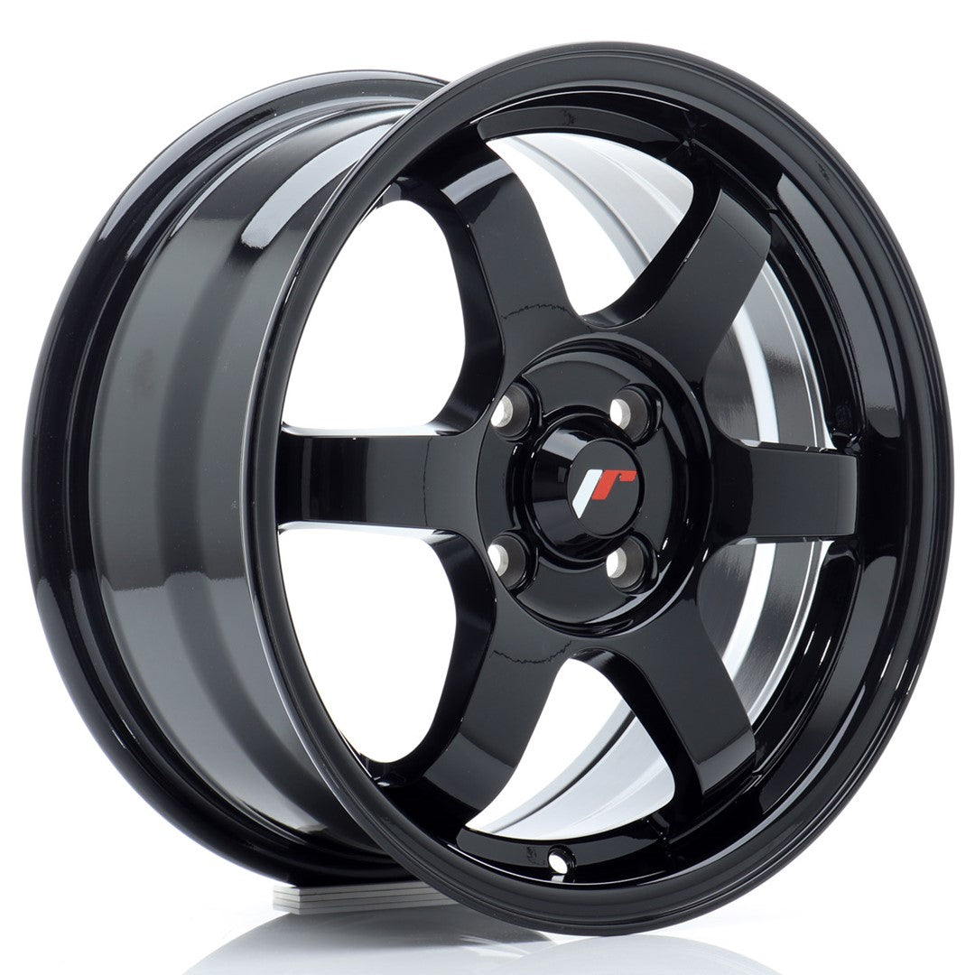 JR3 15x7 ET25 4x100 Noir Brillant