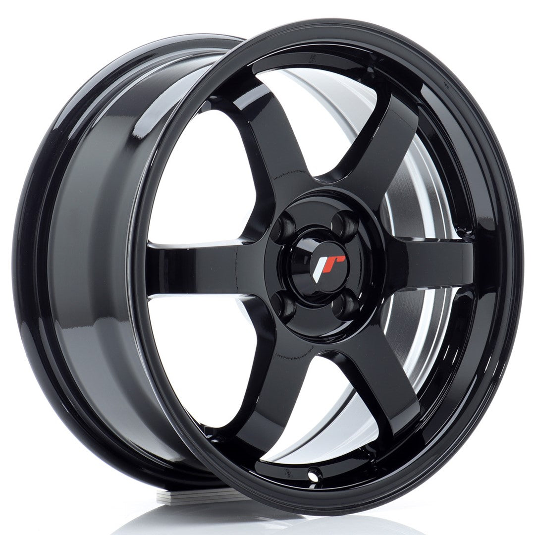 JR3 16x7 ET40 4x100 Noir Brillant