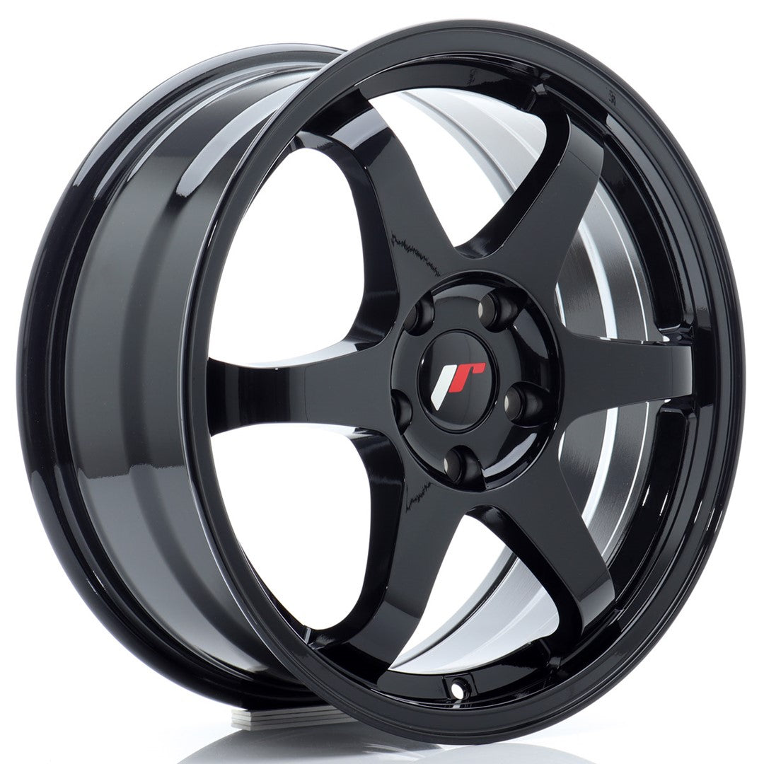 JR3 17x7 ET40 5x114.3 Noir brillant