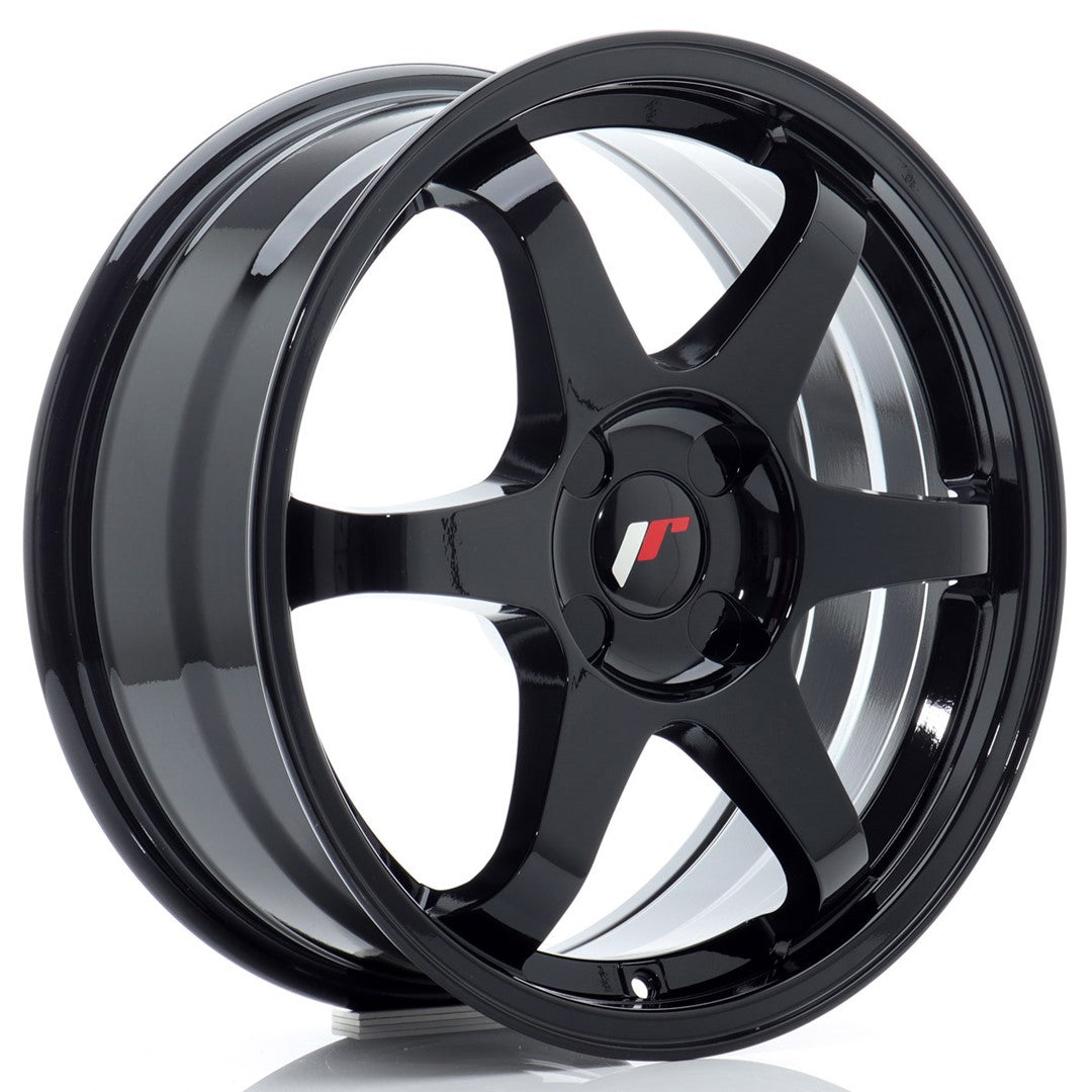 JR3 17x7 ET20-42 Custom PCD Gloss Black