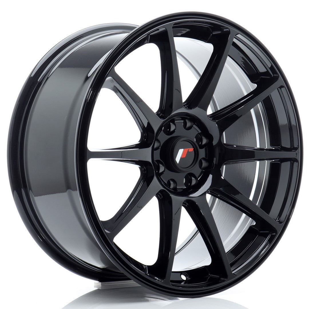 JR11 18x8.5 ET30 5x114.3, 5x120 glanzend zwart