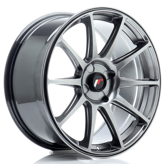 JR11 18x8.5 ET20-40 PCD personnalisé Hyper noir