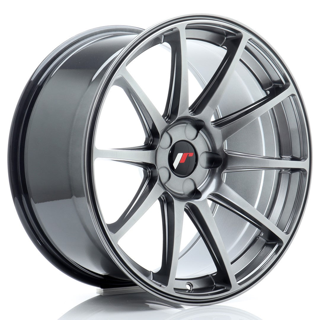 JR11 19x9,5 ET15-35 PCD personnalisé Hyper noir