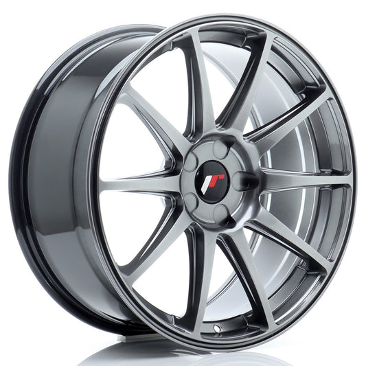 JR11 19x8.5 ET20-42 PCD personnalisé Hyper noir