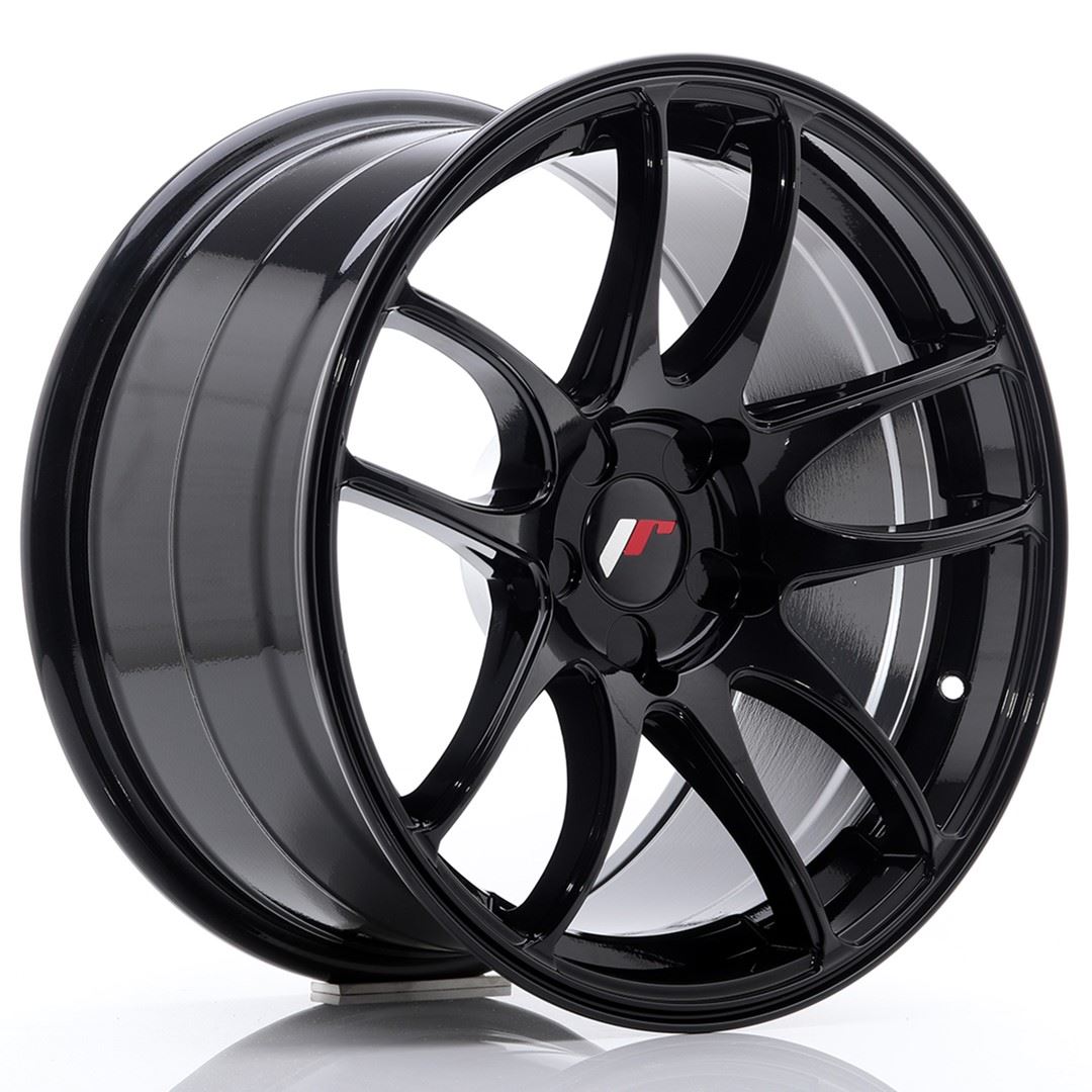 JR29 17x8 ET35 4x100, 4x114.3 glanzend zwart