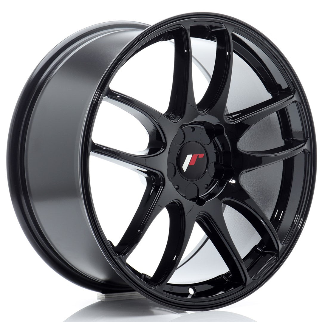 JR29 18x8.5 ET20-48 Custom PCD Glanzend Zwart