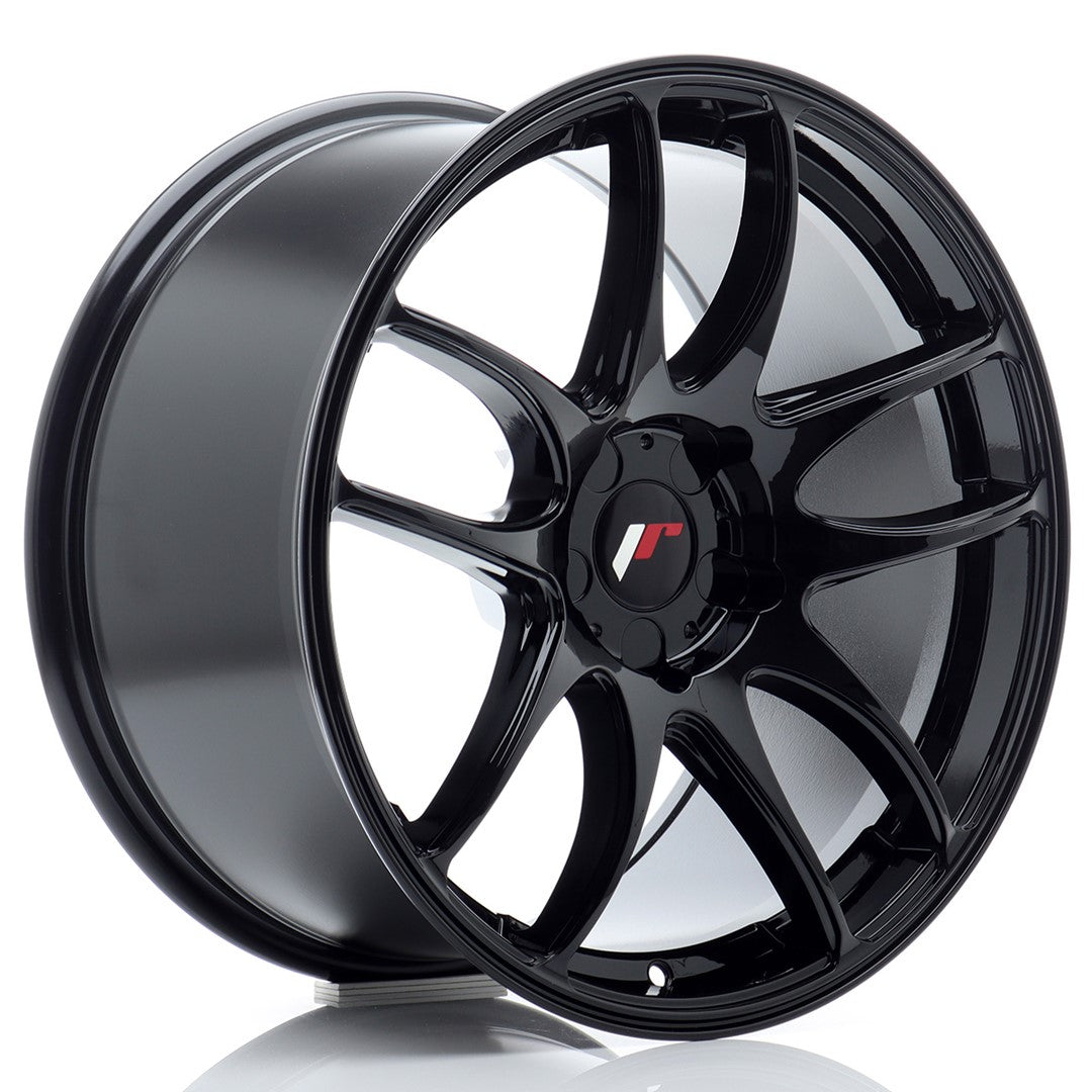 JR29 18x9.5 ET20-47 Custom PCD Glanzend Zwart