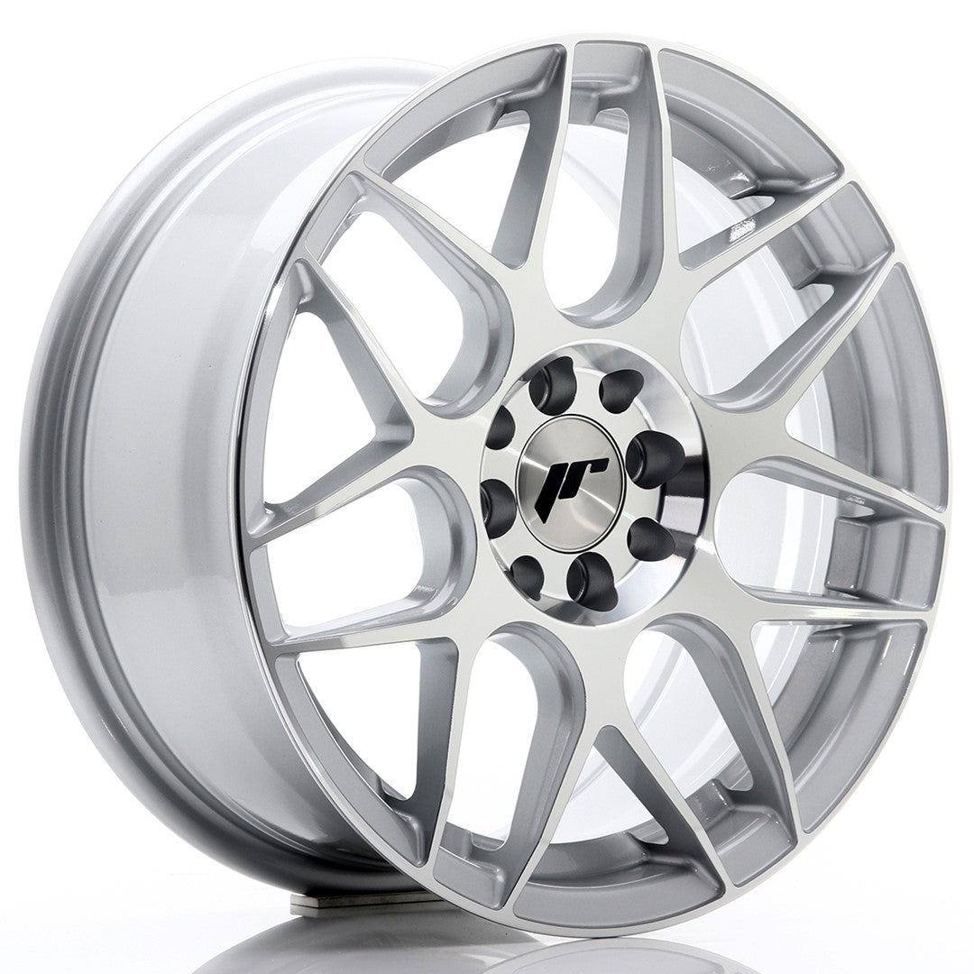 JR18 16x7 ET25 4x108 Face usinée argentée