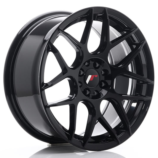 JR18 17x8 ET35 5x100, 5x114.3 noir brillant