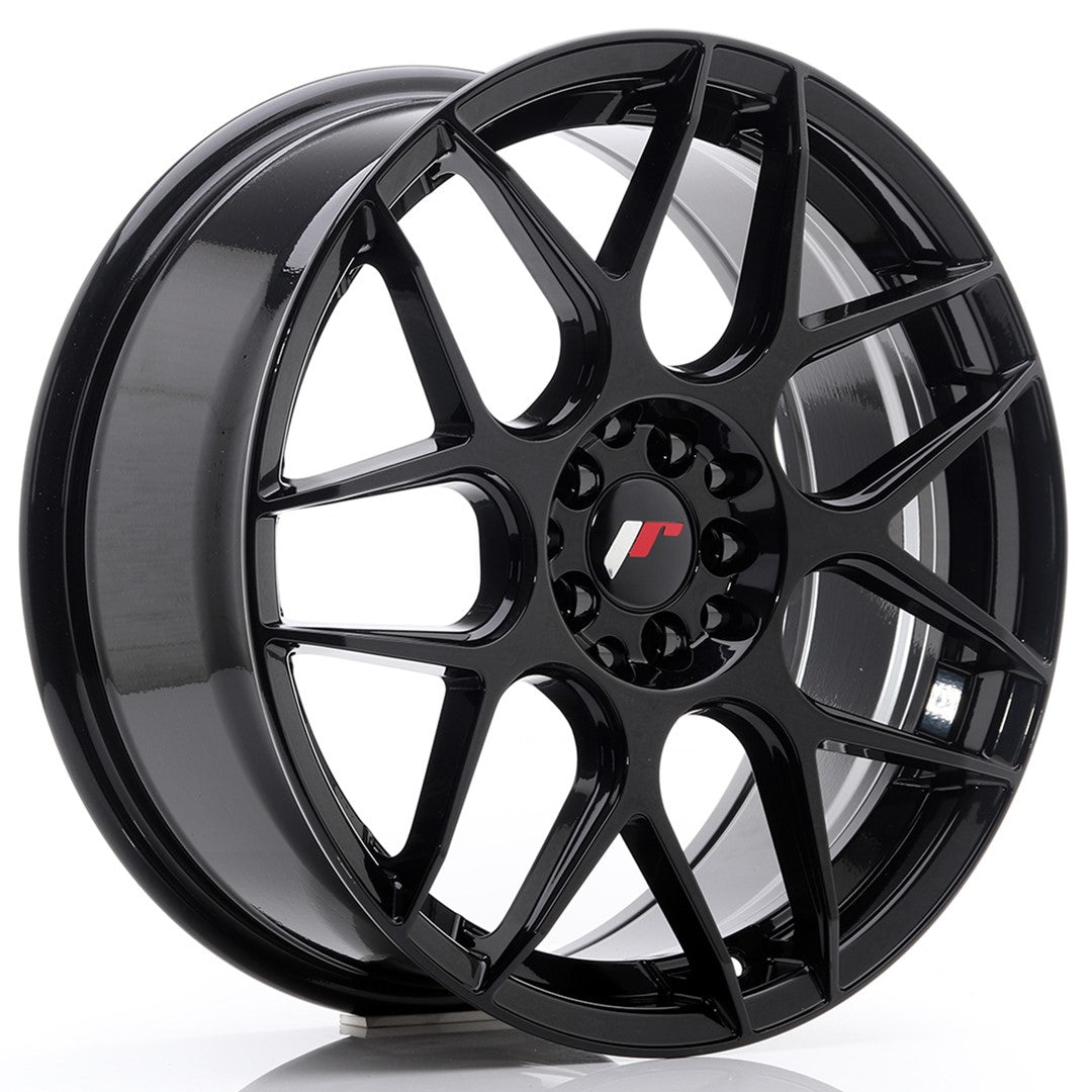 JR18 18x7.5 ET40 5x112, 5x114.3 glanzend zwart