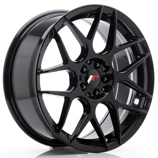 JR18 18x7,5 ET35 5x100, 5x120 noir brillant