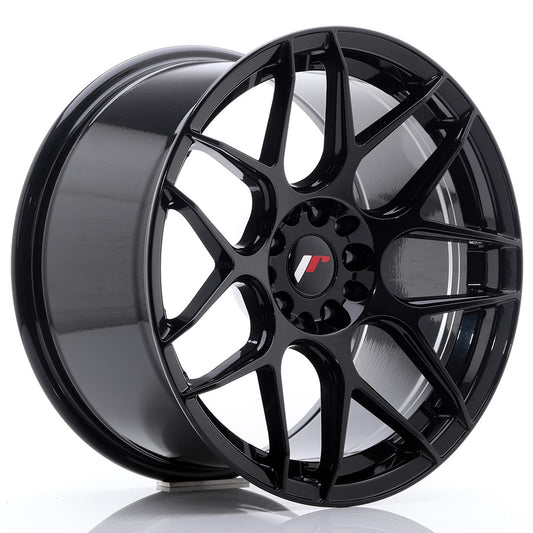 JR18 18x9,5 ET35 5x100, 5x120 noir brillant