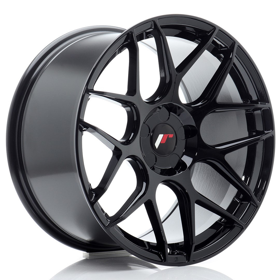 JR18 18x9.5 ET20-43 Custom PCD Glanzend Zwart