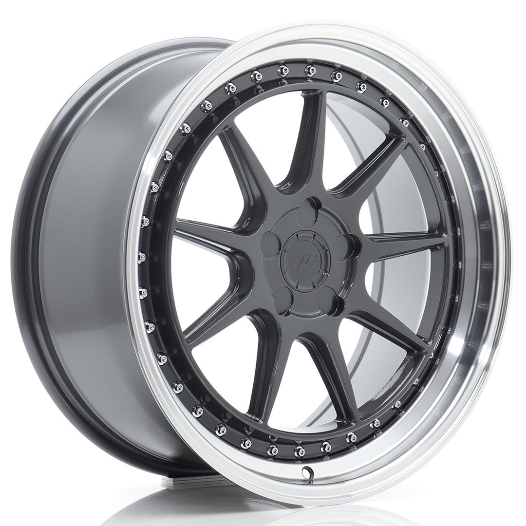 JR47 19x8.5 ET15-35 PCD sur mesure Gris hyper