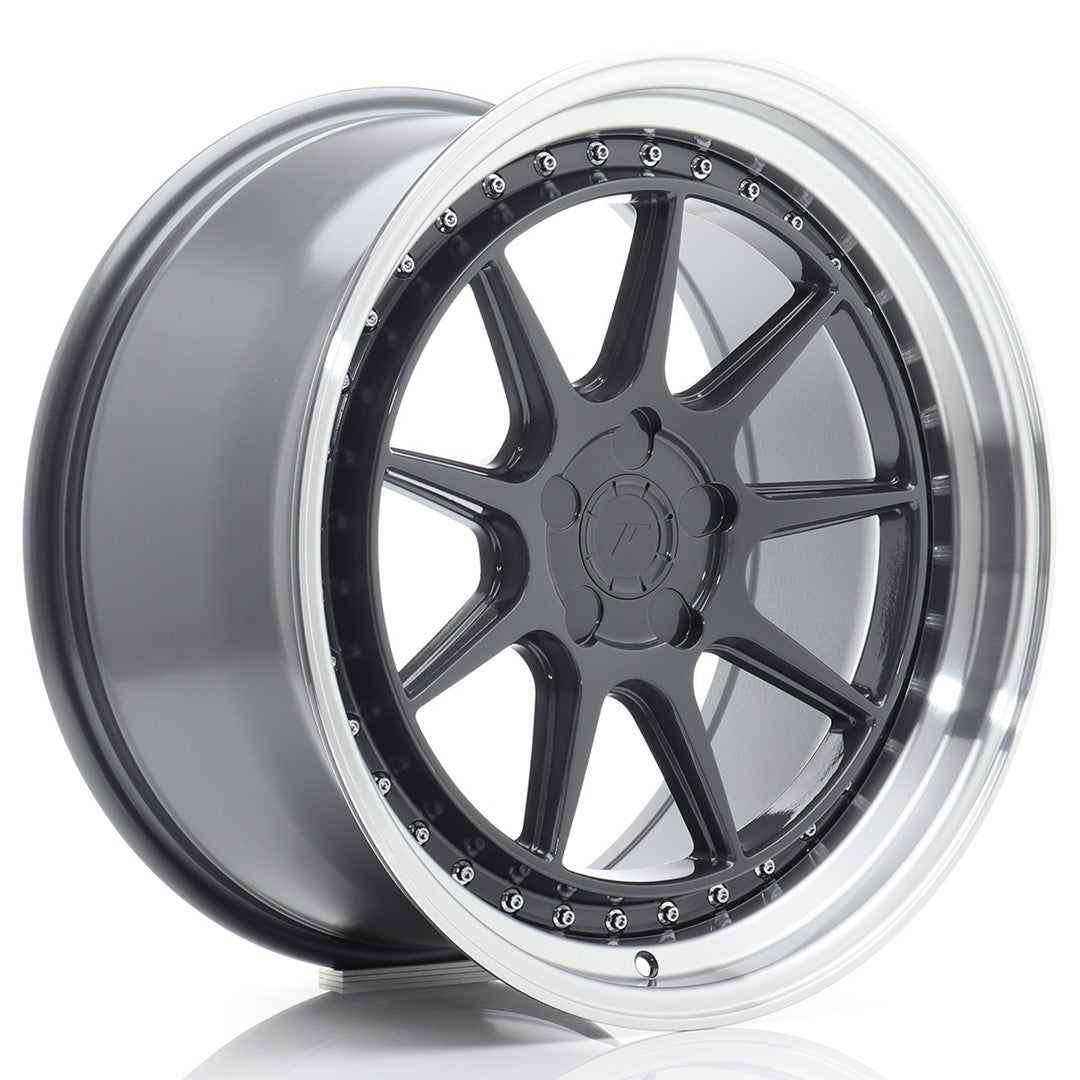 JR47 19x9.5 ET15-35 PCD sur mesure Gris hyper