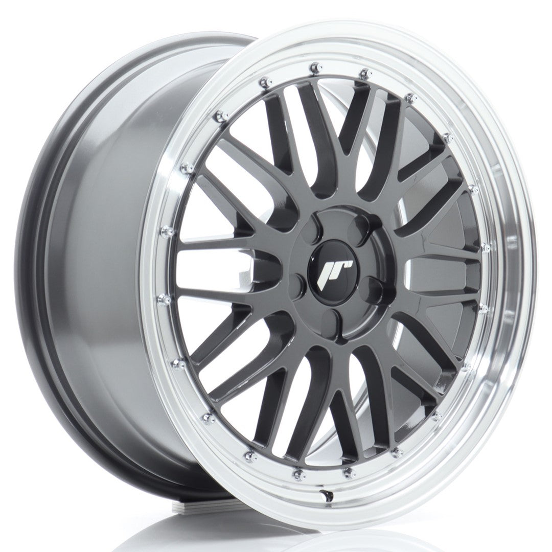JR23 19x8.5 ET20-45 Custom PCD Hyper Grey Machined Lip
