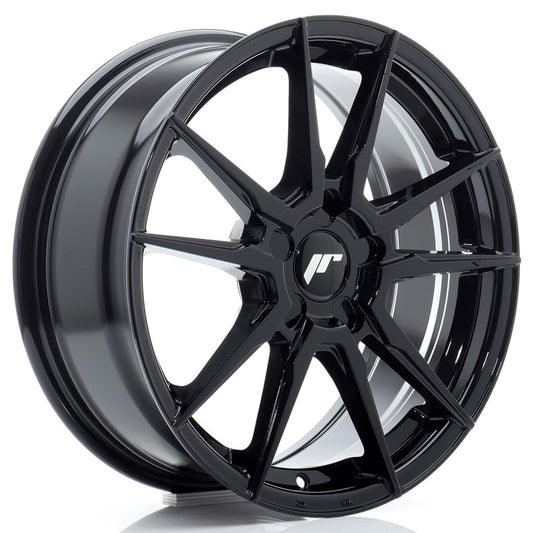 JR21 17x7 ET20-40 Custom PCD Gloss Black