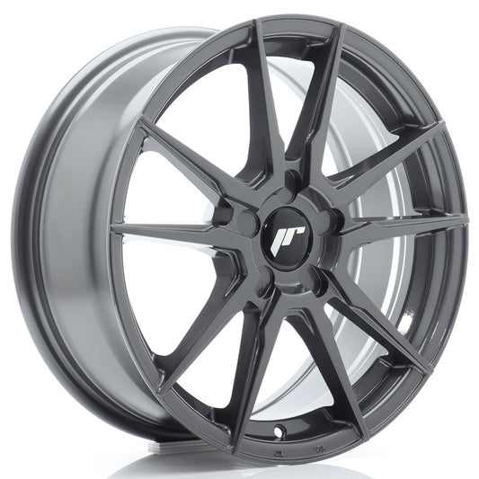 JR21 17x7 ET20-40 Custom PCD Hyper Gray