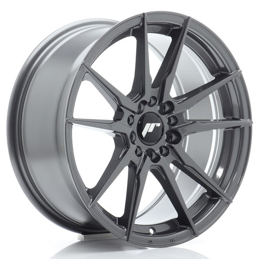JR21 17x8 ET35 5x108, 5x112 hyper gray