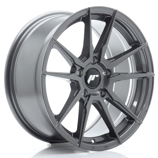 JR21 17x8 ET35 5x120 Hyper Gray