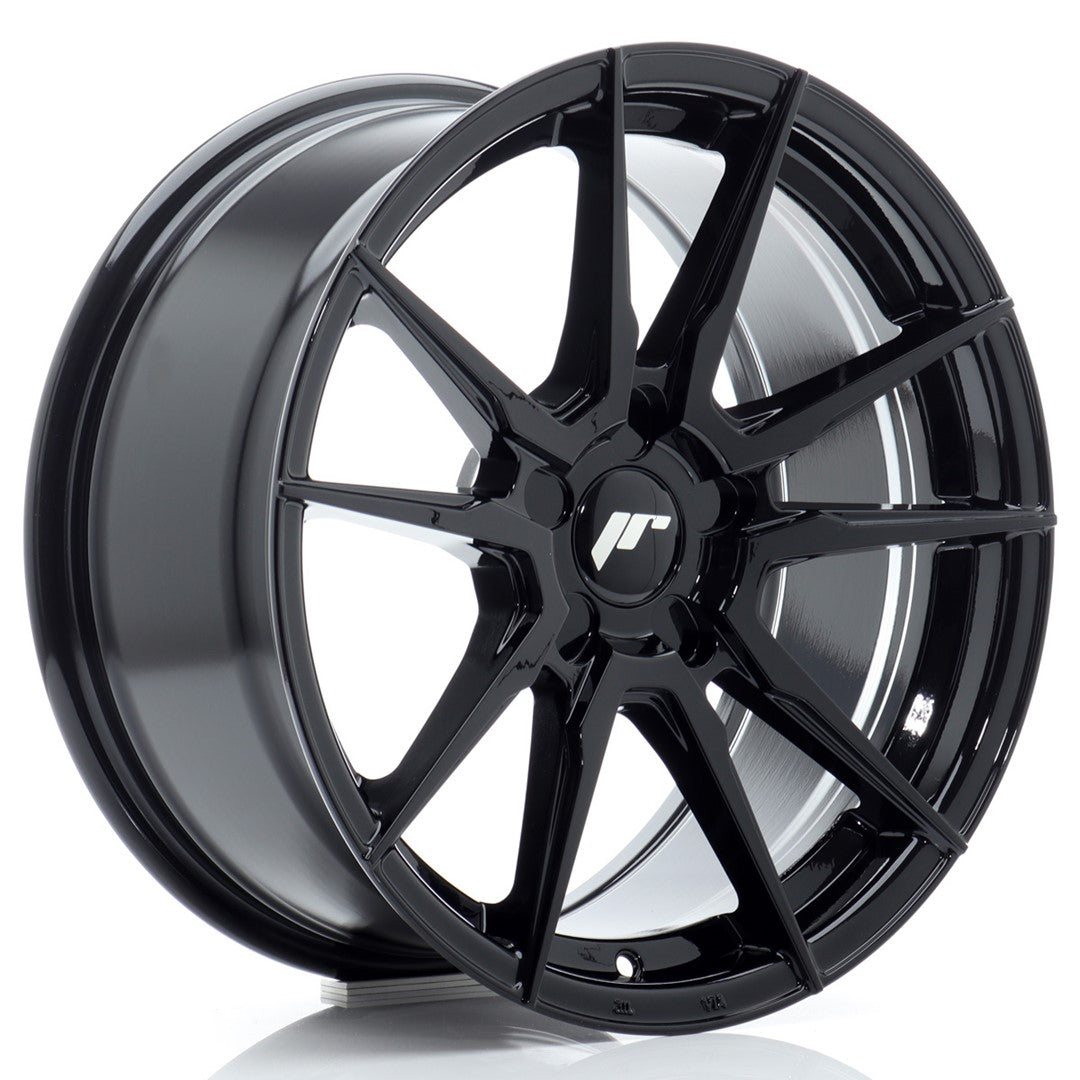 JR21 17x8 ET20-35 Custom PCD Gloss Black