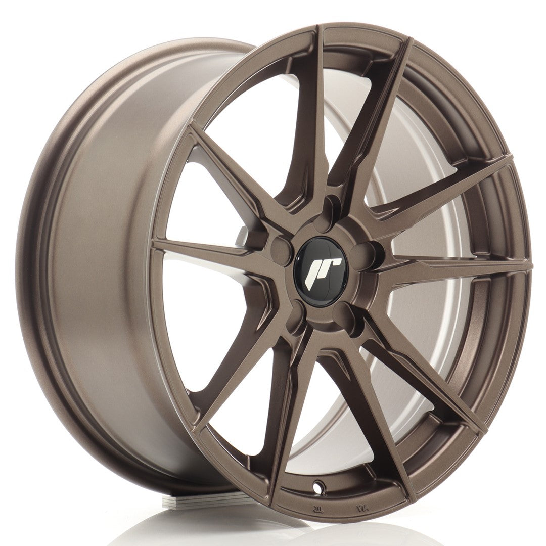 JR21 17x8 ET20-35 Custom PCD Flat Bronze