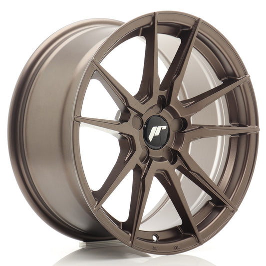 JR21 17x8 ET20-35 Custom PCD Flat Bronze