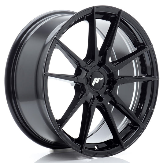 JR21 18x8 ET20-40 Custom PCD Gloss Black