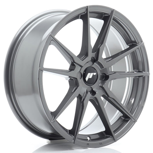 JR21 18x8 ET20-40 Custom PCD Hyper Gray