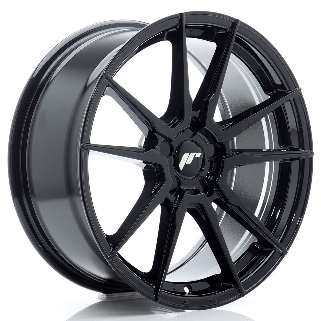 JR21 18x8,5 ET45 5x108 Glanzend Zwart