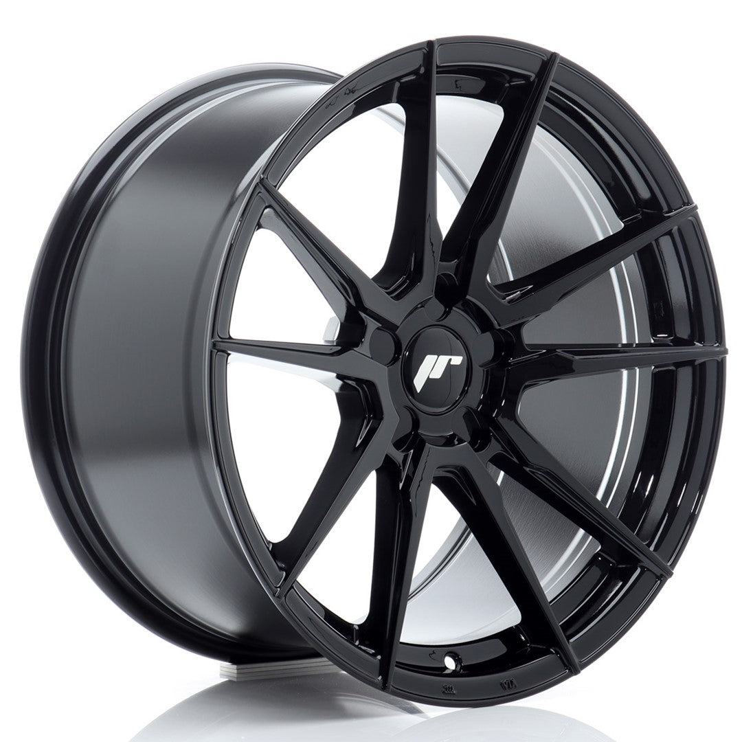 JR21 18x9.5 ET20-40 Custom PCD Glanzend Zwart