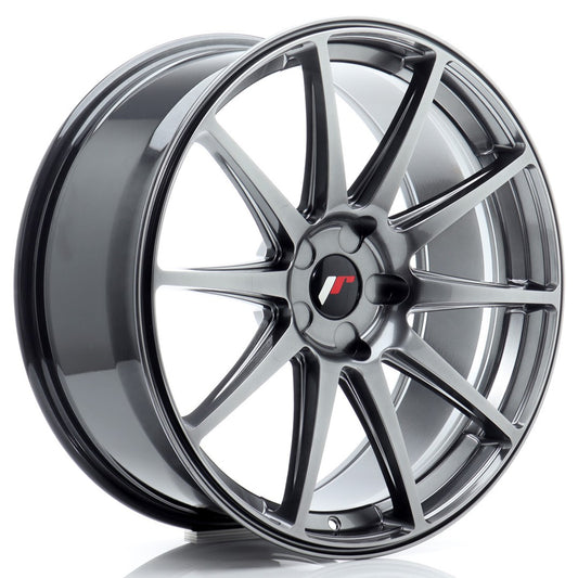 JR11 20x8.5 ET20-35 PCD personnalisé Hyper noir
