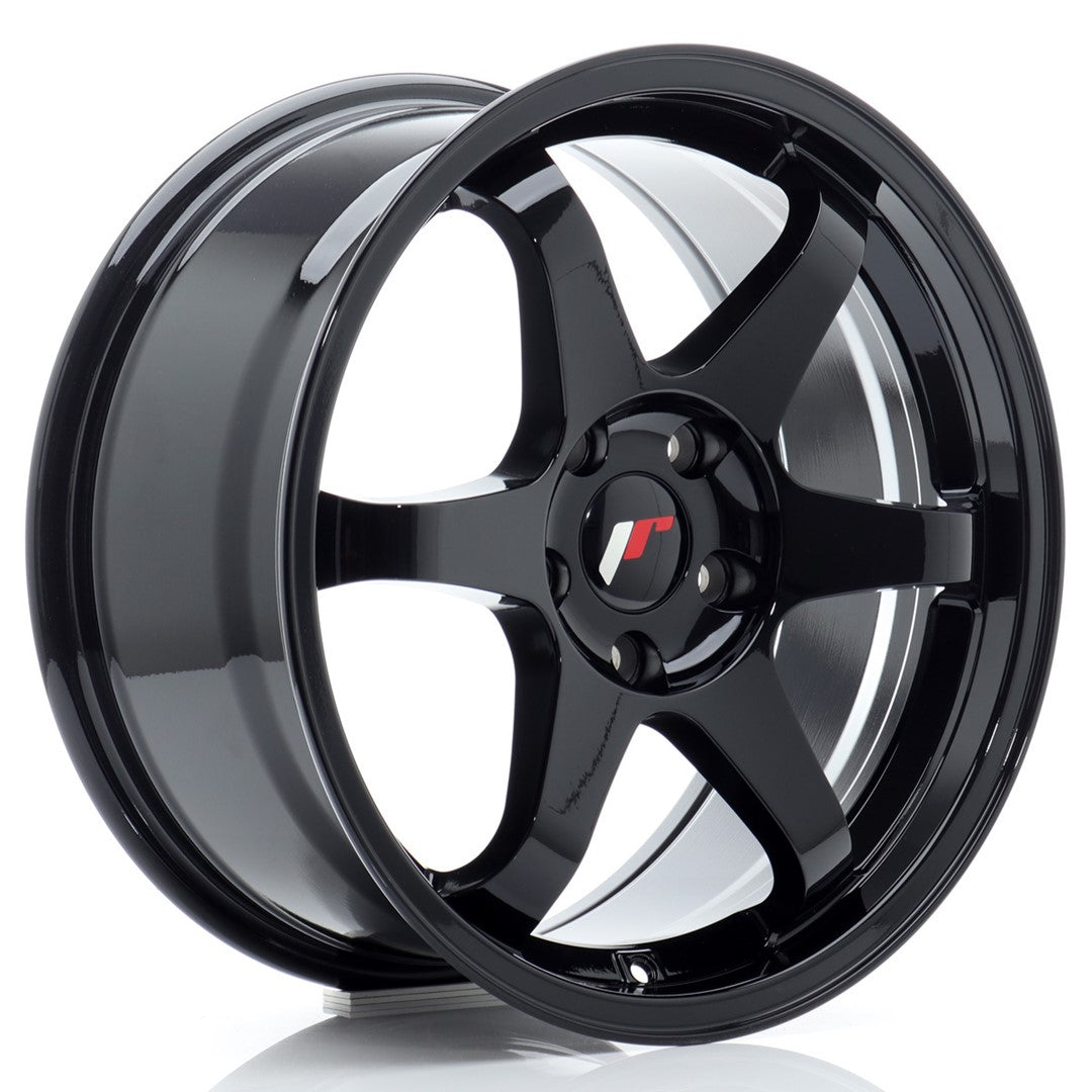 JR3 17x8 ET35 4x100 Noir Brillant