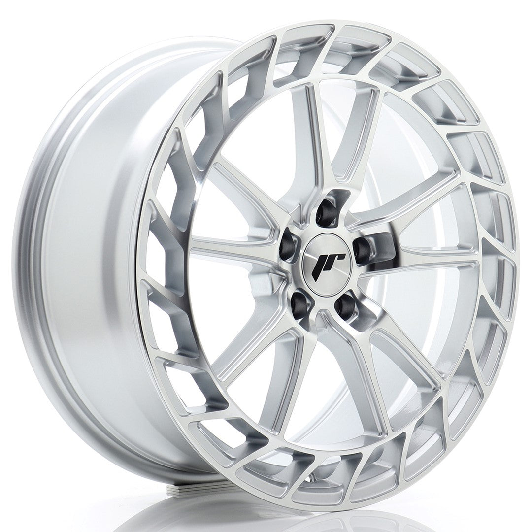 JR45 19x8.5J ET20-50 Custom PCD Flow Form Silver Machined Face