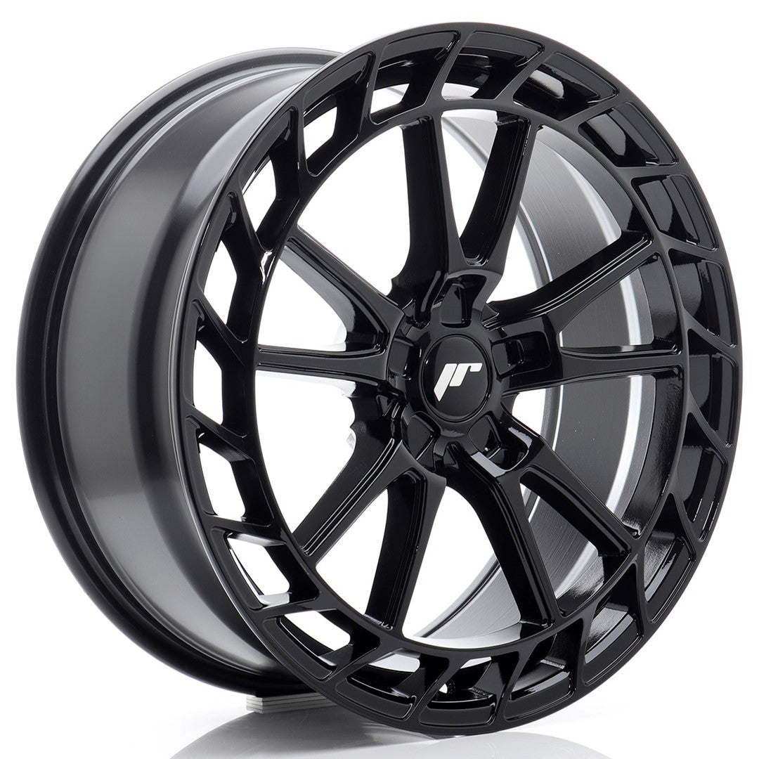 JR45 20x8.5J ET25-45 Aangepaste PCD-vloeivorm, glanzend zwart
