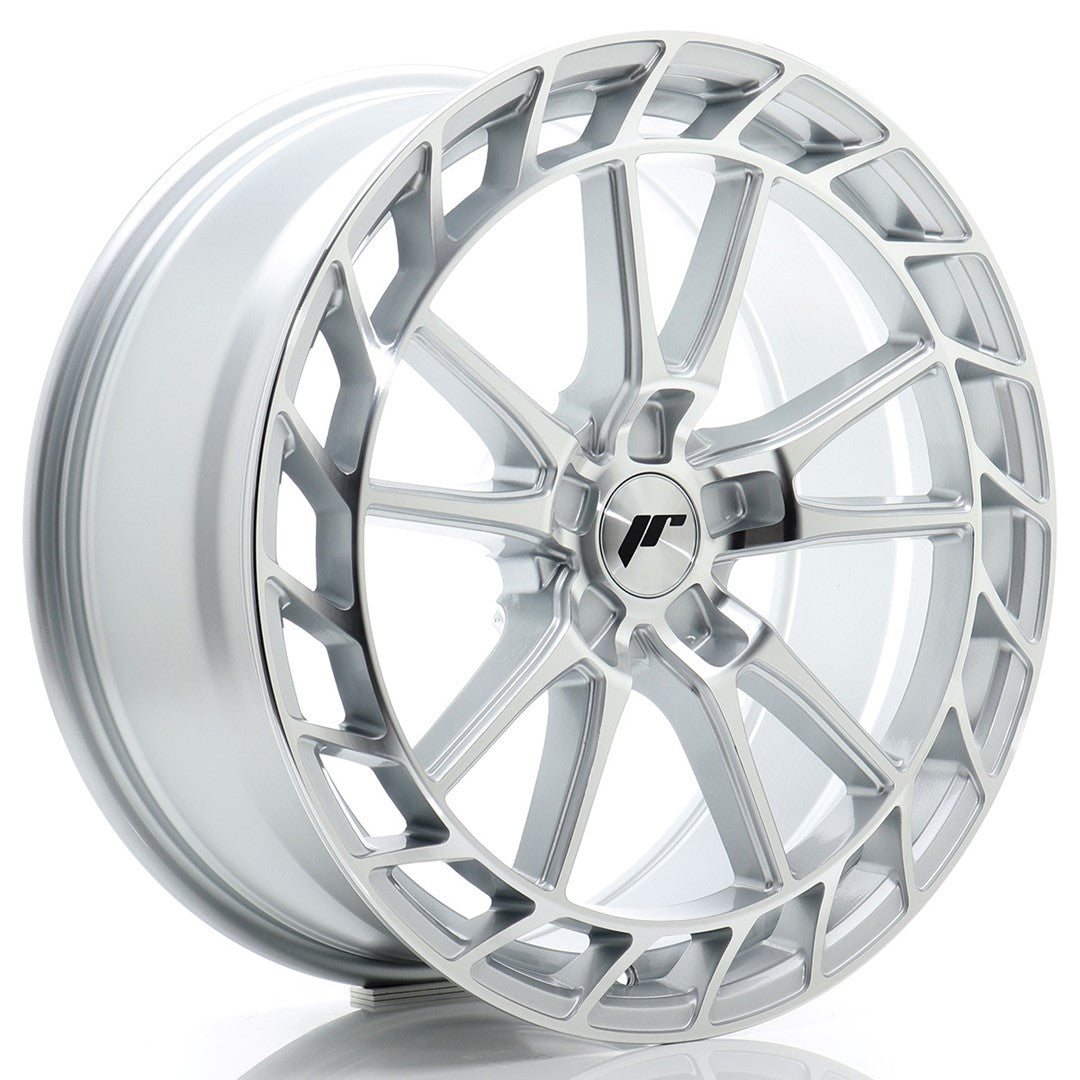 JR45 20x8.5J ET25-45 Custom PCD Flow Form Silver Machined Face