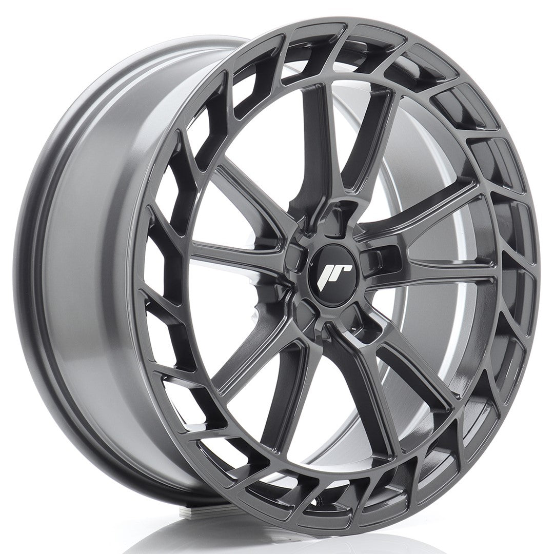 JR45 20x8.5J ET25-45 Custom PCD Flow Form Hyper Gray