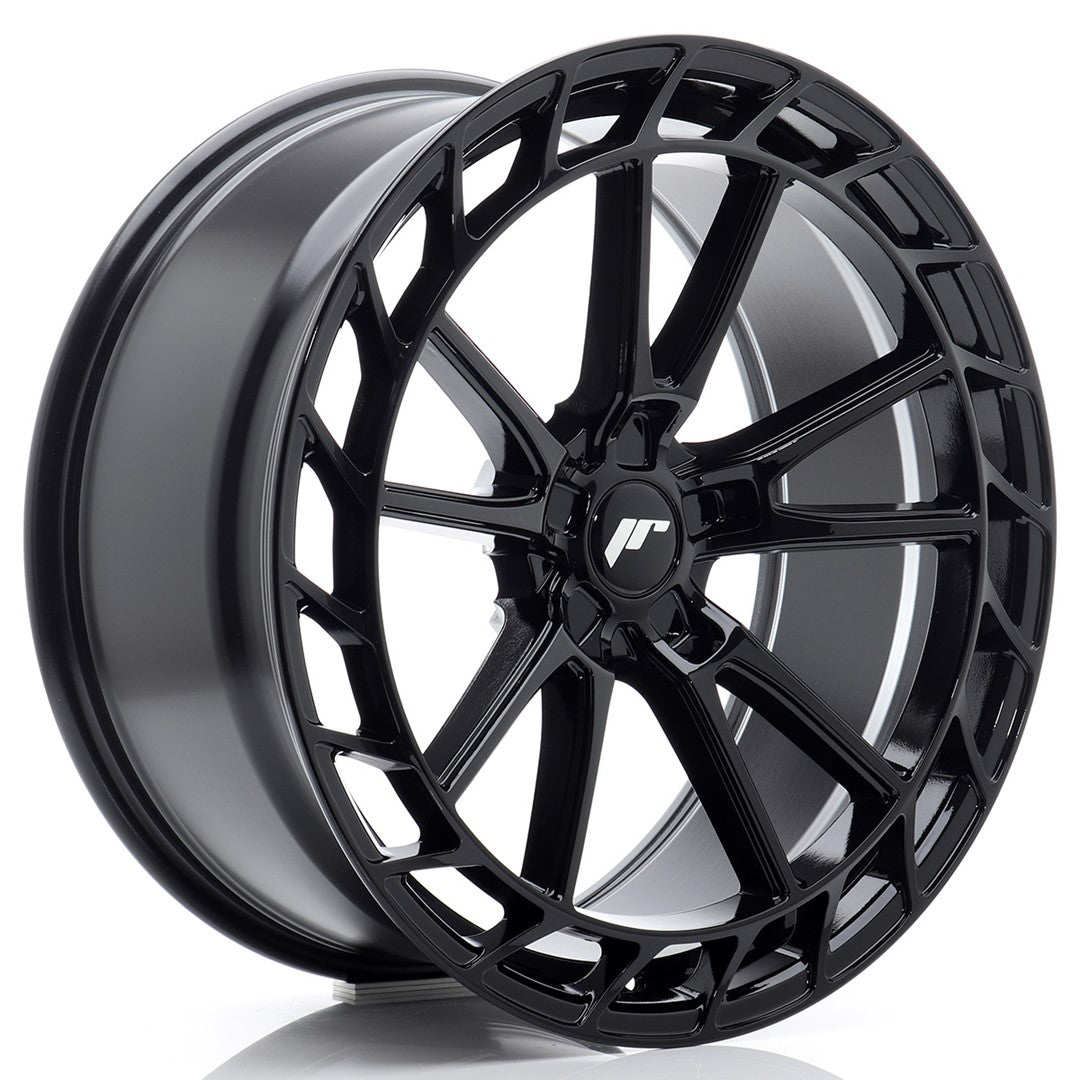 JR45 21x9.5J ET15-35 Custom PCD Flow Form Gloss Black