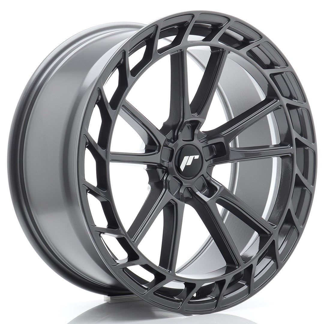JR45 21x9.5J ET15-35 Custom PCD Flow Form Hyper Gray